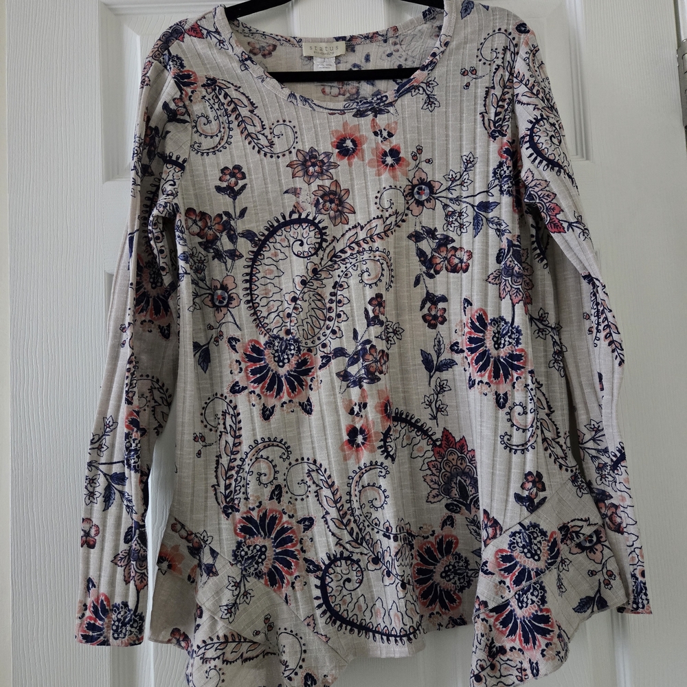 Floral Print Women's Top